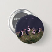 Atlantic Puffins Ronde Button 5,7 Cm (Voorkant /achterkant)