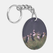 Atlantic Puffins Sleutelhanger (Voorkant Links)
