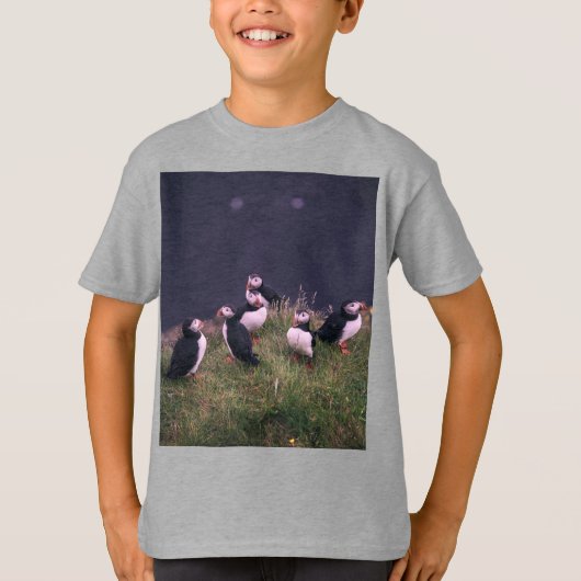 Atlantic Puffins T-Shirt (Voorkant)