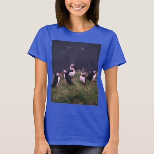 Atlantic Puffins T-shirt (Voorkant)