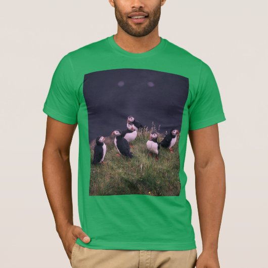 Atlantic Puffins T-shirt (Voorkant)