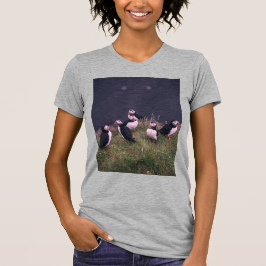 Atlantic Puffins T-shirt (Voorkant)