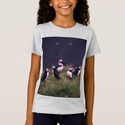 Atlantic Puffins T-Shirt (Voorkant)