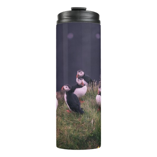 Atlantic Puffins Thermosbeker (Voorkant)