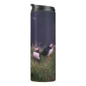 Atlantic Puffins Thermosbeker (Geroteerd rechts)