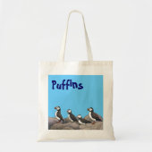 Atlantic Puffins Tote Bag (Voorkant)