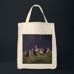 Atlantic Puffins Tote Bag<br><div class="desc">Een bijeenkomst van Atlantic Puffins. Foto door Jonatan Pie.</div>