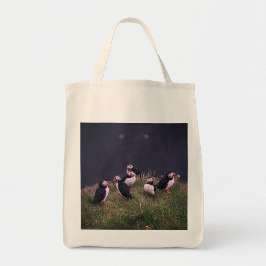 Atlantic Puffins Tote Bag (Voorkant)
