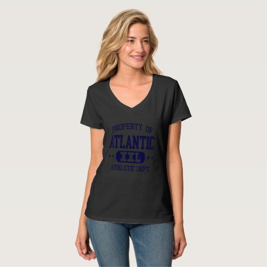 Atlantic Retro Athletic Property Dept T-shirt (Voorkant volledig)