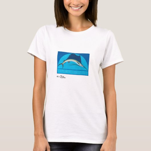 Atlantic Sailfish Women's Light Apparel T-shirt (Voorkant)