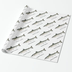 Atlantic Salmon Fishtern Pattern Cadeaupapier