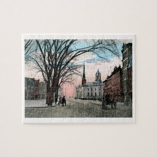 Atlantic Square, Stamford, CT  stijl Legpuzzel (Horizontaal)