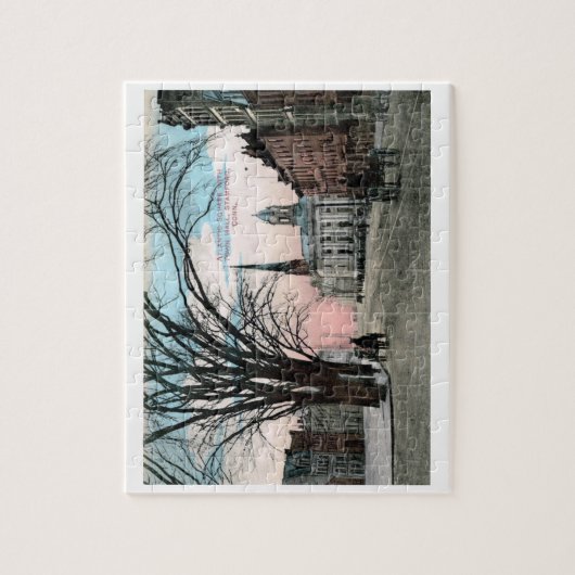 Atlantic Square, Stamford, CT  stijl Legpuzzel (Verticaal)