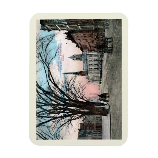 Atlantic Square, Stamford, CT  stijl Magneet (Verticaal)