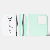 Atlantic Stripe Name Horizontal iPad case (Achterkant (horizontaal))