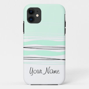 Atlantic Stripe Name Horizontal iPhone 5 hoesje