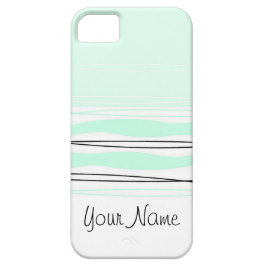 Atlantic Stripe Name Horizontal iPhone 5 hoesje