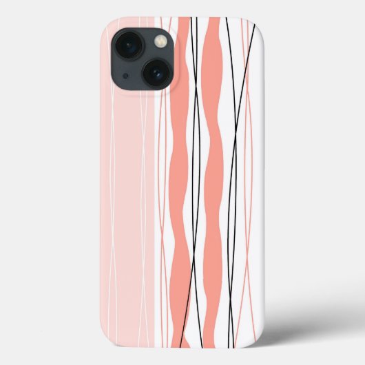 Atlantic Stripe Pink Vertical iPad Mini hoesje (Achterkant)