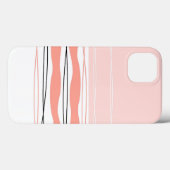 Atlantic Stripe Roze horizontale iPad-draagtas Case-Mate iPhone Case (Achterkant (horizontaal))