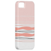 Atlantic Stripe Roze horizontale iPhone hoesje (Back/Rechts)