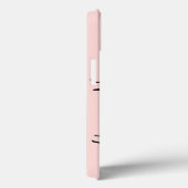 Atlantic Stripe Roze Naam Verticale iPad-draagtas Case-Mate iPhone Case (Achterkant / Rechts)
