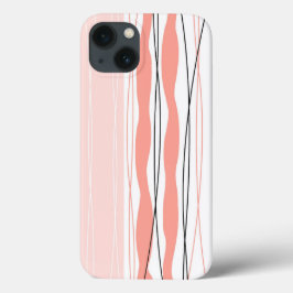 Atlantic Stripe Roze Verticale iPad-draagtas Case-Mate iPhone Case