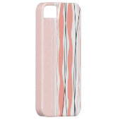 Atlantic Stripe Roze Verticale iPhone hoesje (Back/Rechts)