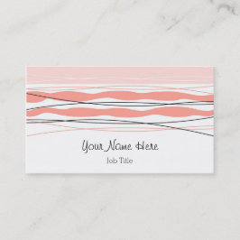 Atlantic Stripe Roze visitekaartje