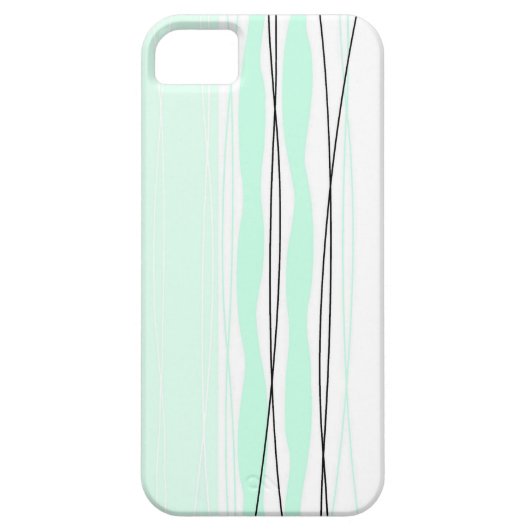 Atlantic Stripe Verticale iPhone hoesje (Achterkant)