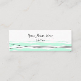 Atlantic Stripe visitekaartje skinny white