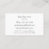 Atlantic Stripe visitekaartje wit (Achterkant)