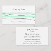 Atlantic Stripe visitekaartje wit (Voorkant / Achterkant)