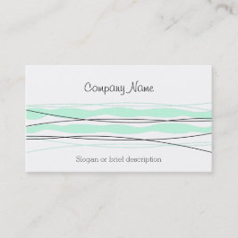 Atlantic Stripe visitekaartje wit