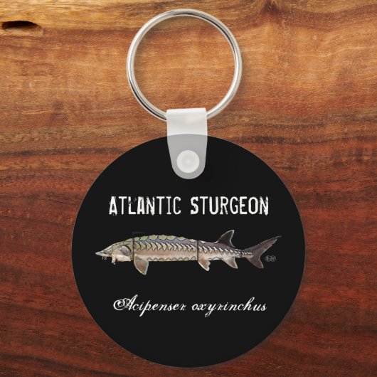 Atlantic Sturgeon Title Sleutelhanger - Scute Laye (Voorkant)