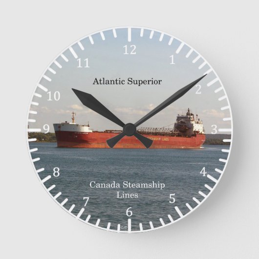 Atlantic Superior-klok Ronde Klok (Voorkant)