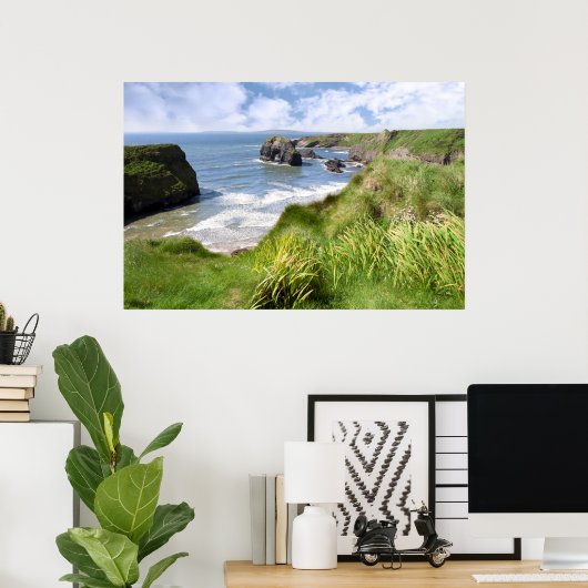 Atlantic virgin rock uitzicht poster (Thuiskantoor)