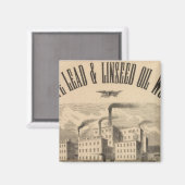 Atlantic White Lead en Linseed Oil Works Magneet (Voorkant / Achterkant)