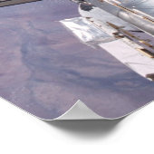 Atlantis aangesloten bij International Space Stati Poster (Hoek)