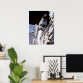 Atlantis aangesloten bij International Space Stati Poster (Thuiskantoor)