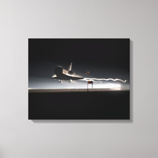 Atlantis Afscheid Landing Canvas Print (Voorkant)