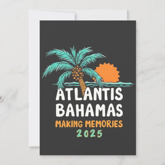 Atlantis Bahama's maken herinneringen 2025 Aankondiging (Voorkant)