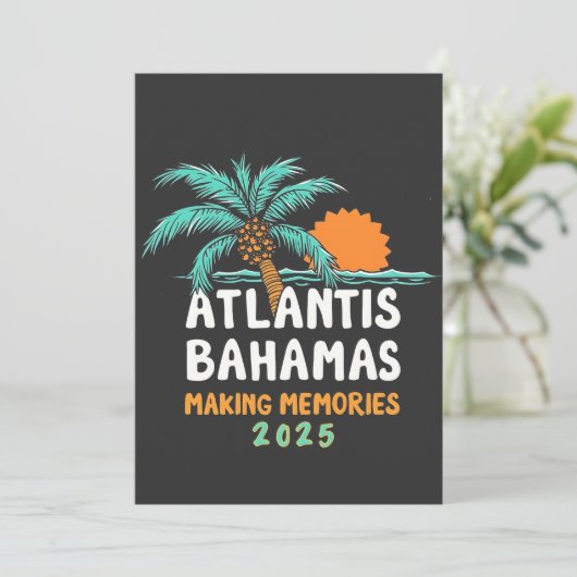 Atlantis Bahama's maken herinneringen 2025 Aankondiging (Staand voorkant)