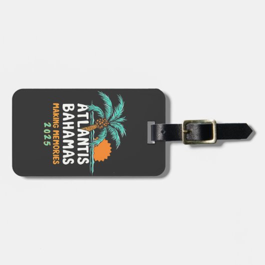 Atlantis Bahama's maken herinneringen 2025 Bagagelabel (Voorkant horizontaal)