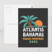Atlantis Bahama's maken herinneringen 2025 Briefkaart (Voorkant / Achterkant)