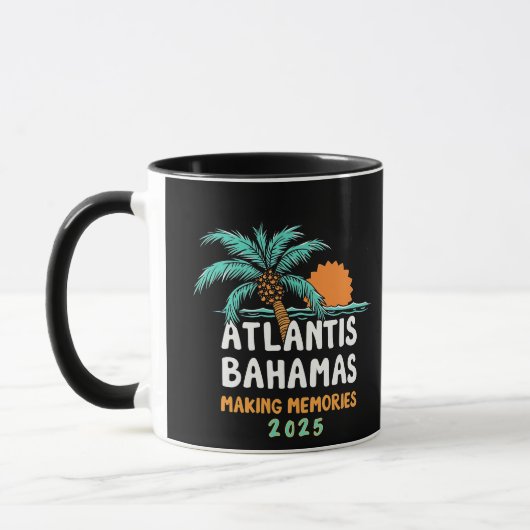 Atlantis Bahama's maken herinneringen 2025 Mok (Links)