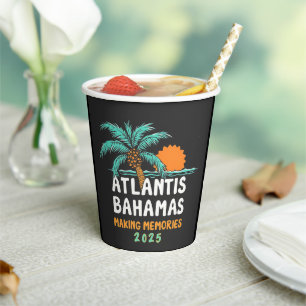 Atlantis Bahama's maken herinneringen 2025 Papieren Bekers