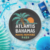 Atlantis Bahama's maken herinneringen 2025 Papieren Bordje (Feest)