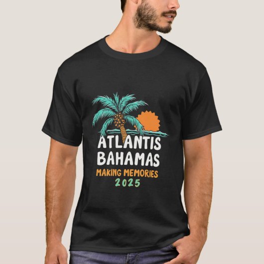 Atlantis Bahama's maken herinneringen 2025 T-shirt (Voorkant)
