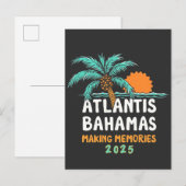 Atlantis Bahama's maken herinneringen 2025 Uitnodiging Briefkaart (Voorkant / Achterkant)