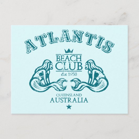 Atlantis Briefkaart (Voorkant)